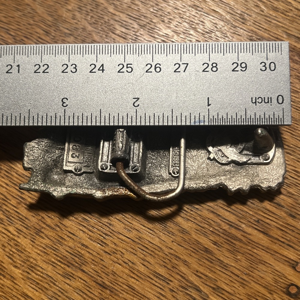 Vintage 1983 The Great American Buckle Company Locomotive serial #1083 USA Made - Picture 3 of 11